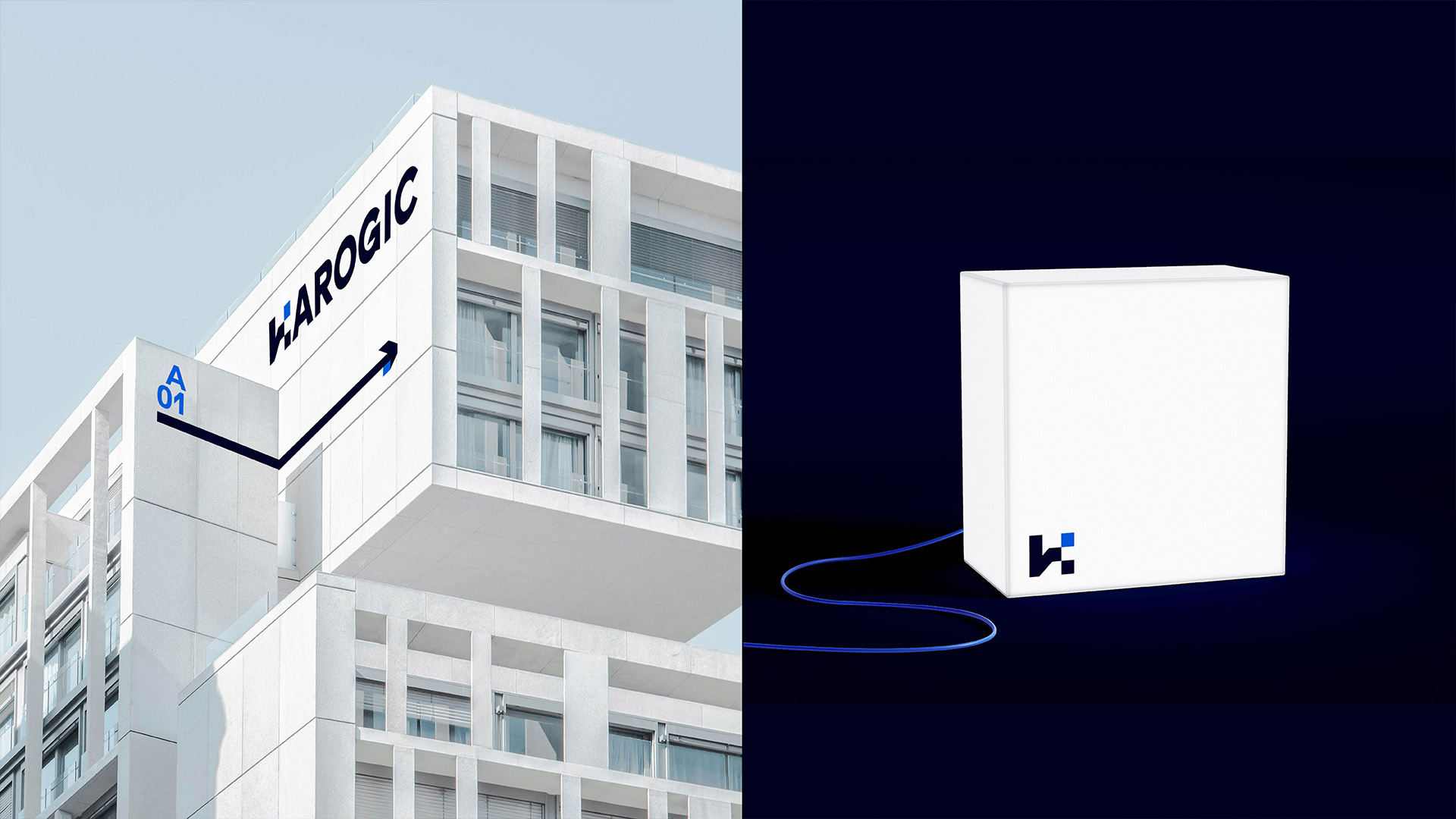 HAROGIC 海得科技logo设计